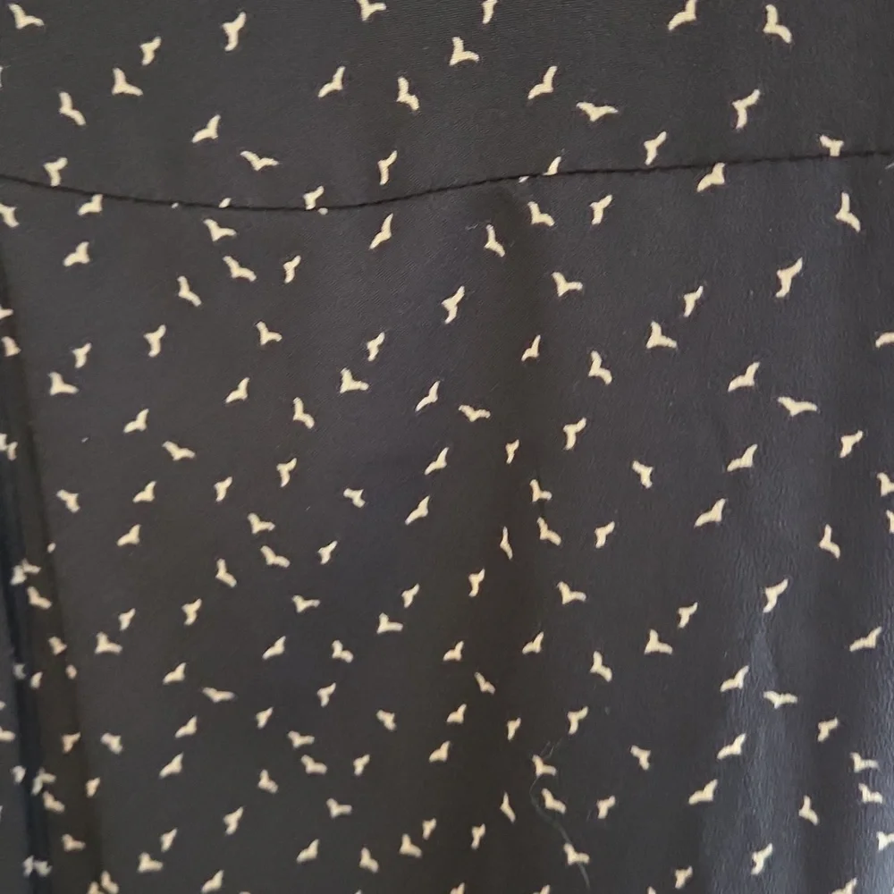 S.L. Fashions Black Bird Dress - Picture 3 of 3